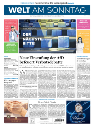 WELT AM SONNTAG (04.05.2025)