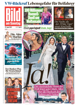 BILD am SONNTAG (29.06.2025)