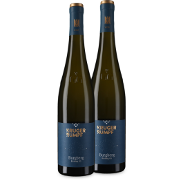 2 Flaschen Burgberg Riesling GG von Kruger-Rumpf