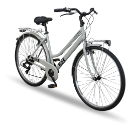 Damenrad Tecnobike Citybike 28", coolgrey