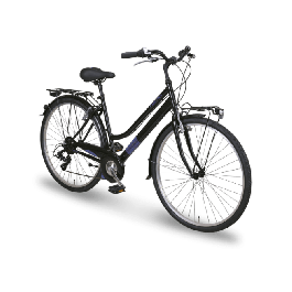 Damenrad Tecnobike Citybike 28", nero
