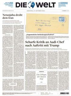 DIE WELT (27.10.2026)