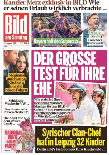 BILD am SONNTAG (23.08.2026)