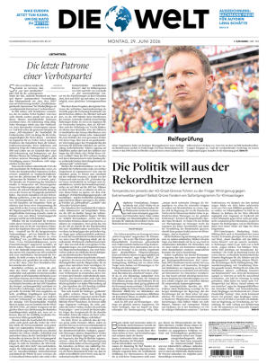 DIE WELT (29.06.2026)