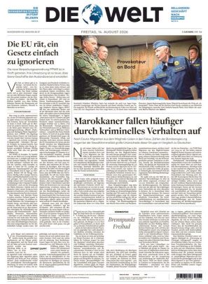 DIE WELT (14.08.2026)