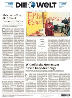 DIE WELT (22.10.2026)