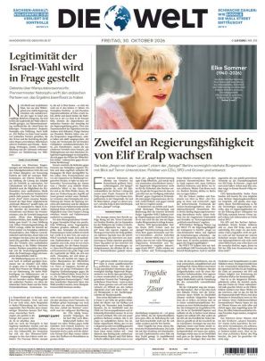 DIE WELT (30.10.2026)