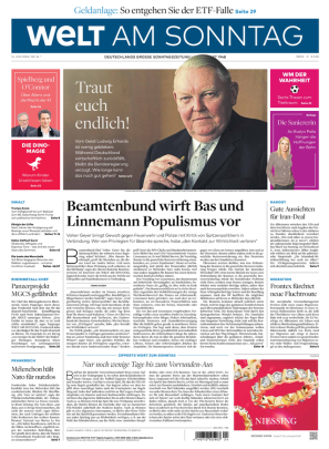 WELT AM SONNTAG (14.06.2026)