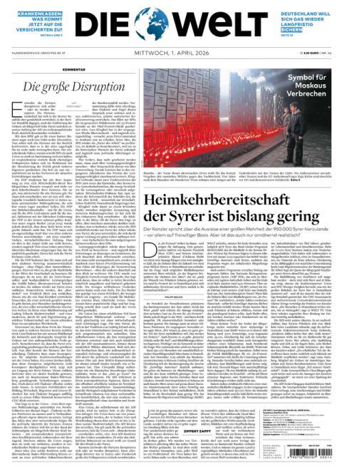 WELT Markenabo Montag-Samstag