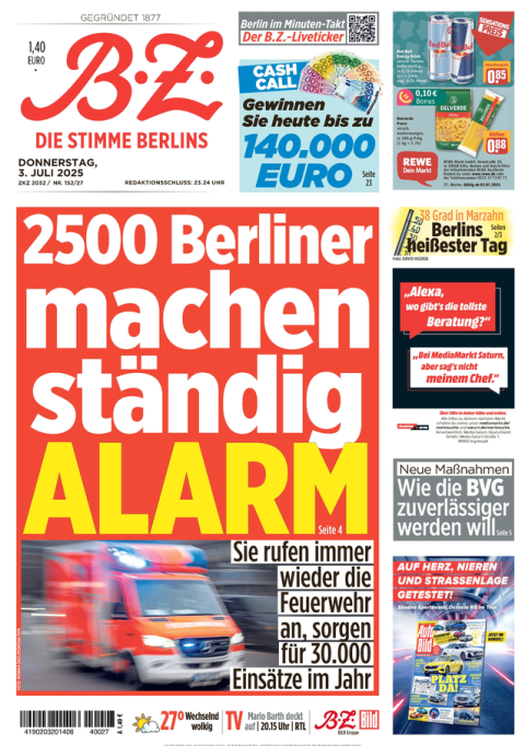 B.Z. Premium Montag - Samstag