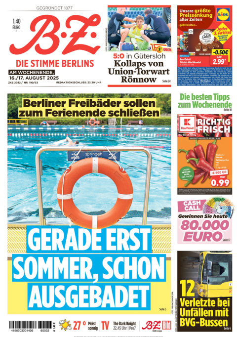 B.Z. Premium Montag - Samstag