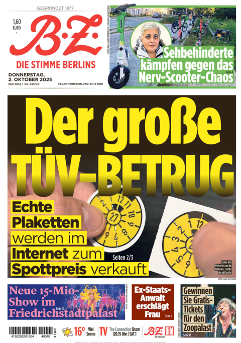 B.Z. Premium Montag - Samstag