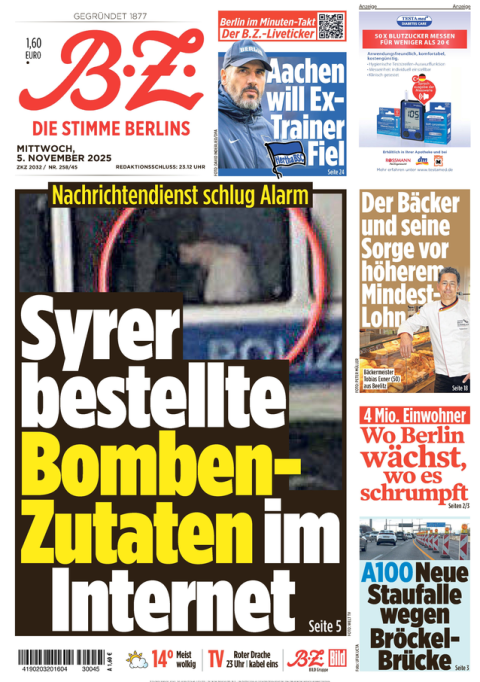 B.Z. Premium Montag - Samstag