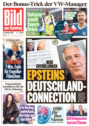 BILD am SONNTAG (08.02.2026)