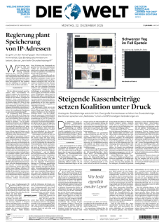 DIE WELT (22.12.2025)