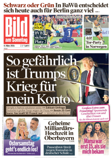 BILD am SONNTAG (08.03.2026)