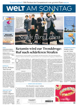 WELT AM SONNTAG (10.08.2025)