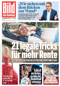 BILD am SONNTAG (07.09.2025)