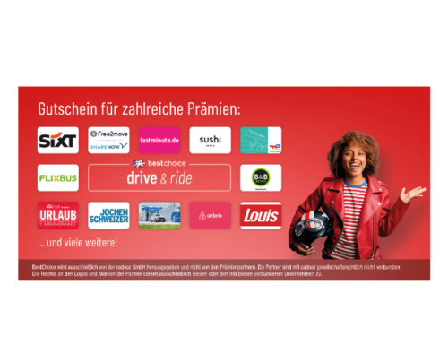 Drive&Ride Tankgutschein 180 Euro