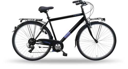 Herrenrad Tecnobike Citybike 28", nero
