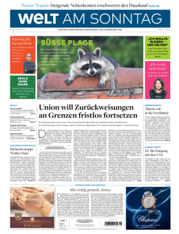 WELT AM SONNTAG (25.05.2025)