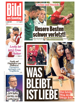BILD am SONNTAG (06.07.2025)