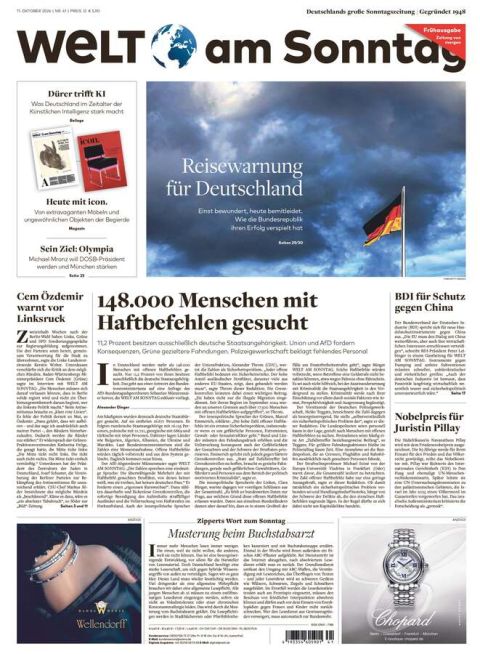 WELT AM SONNTAG Fr&uuml;hausgabe + WELTplus Premium