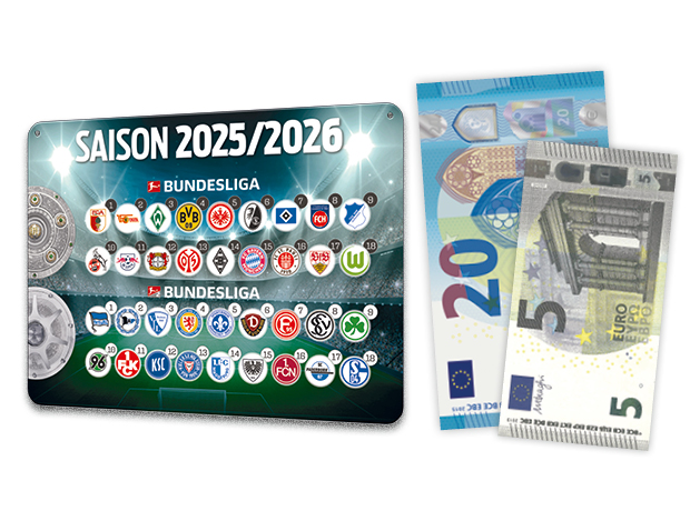 verschiedene Prämien zur Auswahl